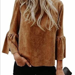 Bell sleeve blouse